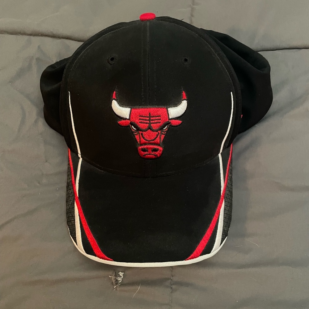 Black and Red Bulls Cap